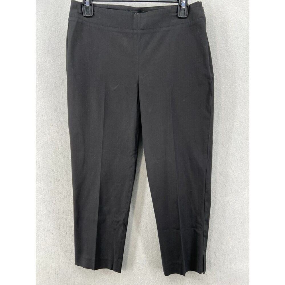 Talbots Petite Pants Womens Sz 6P Black Heritage Ankle Dress Career Wear Comfort